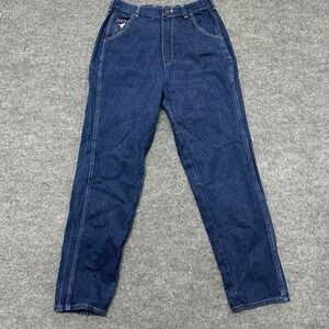 Mustang Jeans Denim Pants Womens Size 26 Blue High Waisted Straight Leg Vintage